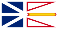 Flag of Newfoundland and Labrador (NL, formerly NF)